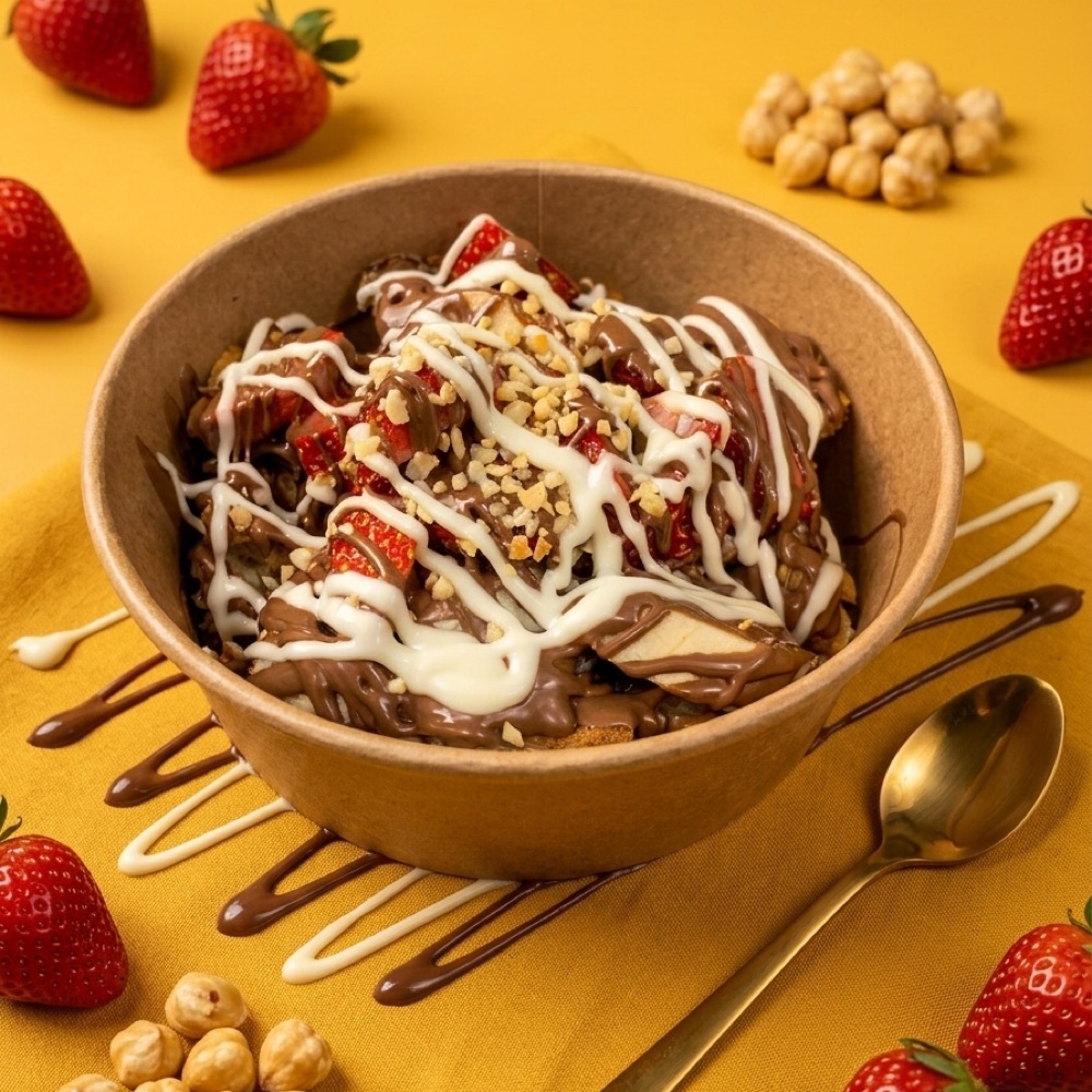Sütlü Şahane Küçük Bowl Waffle