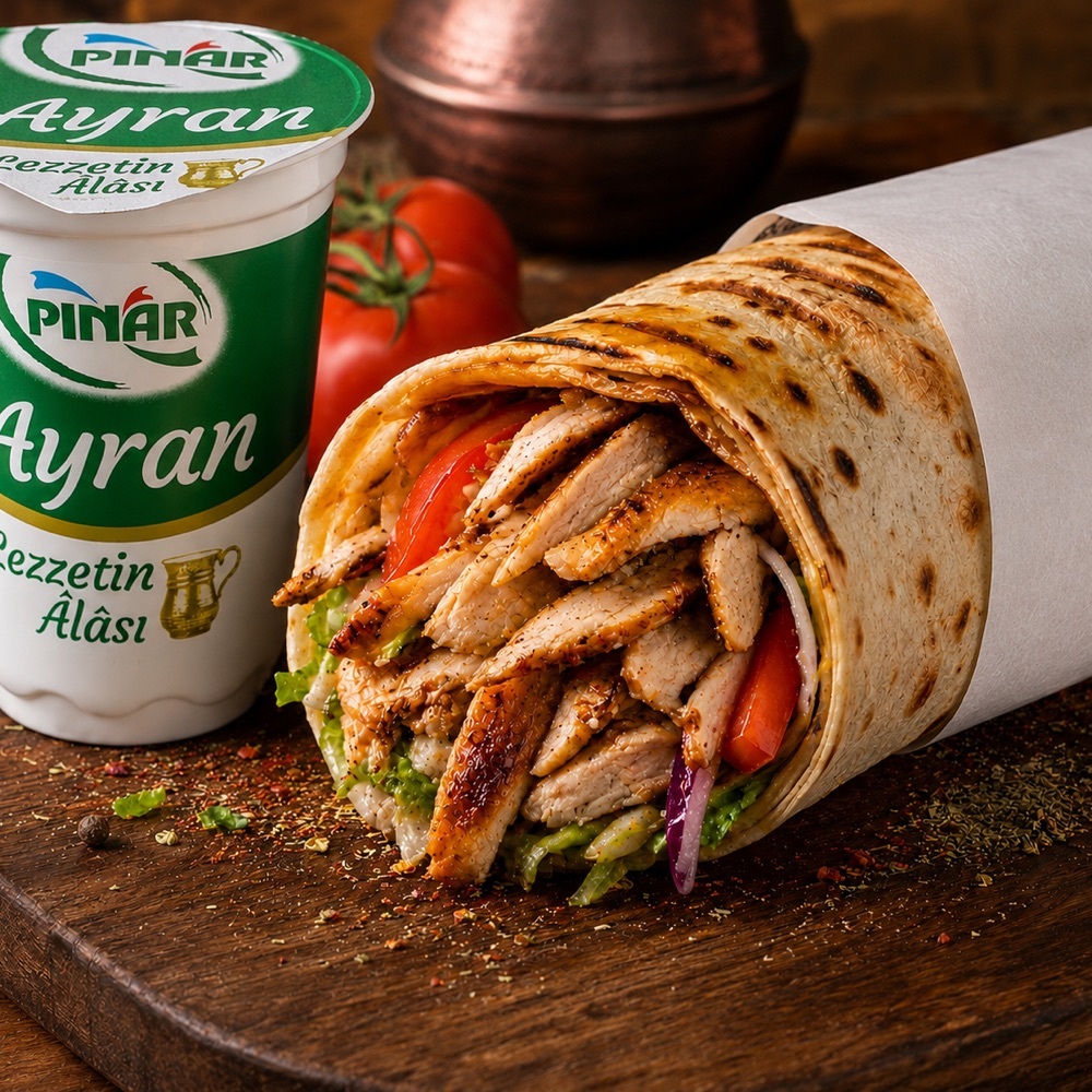 Tavuk döner menü