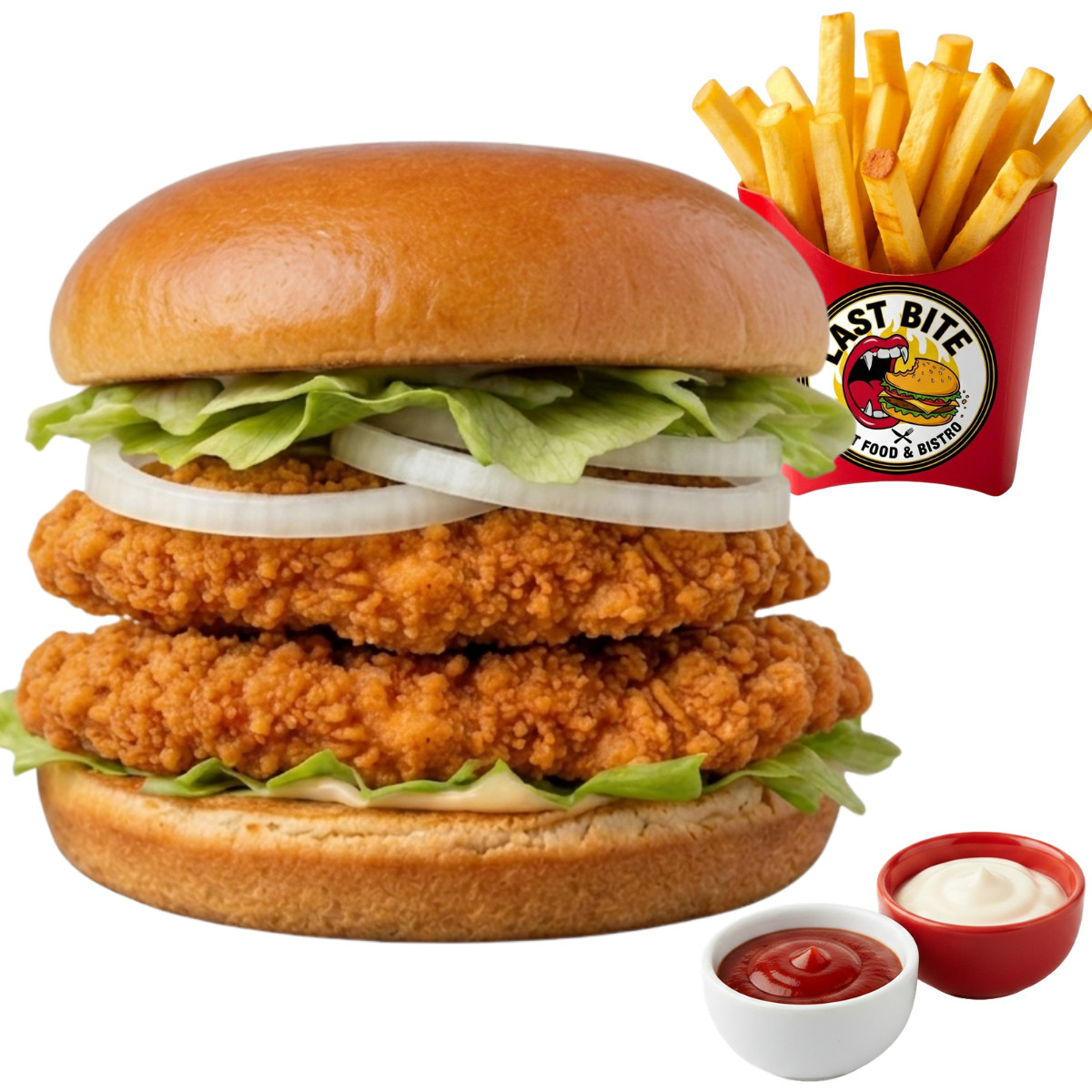 Double Çıtır Cajun Burger Şölen