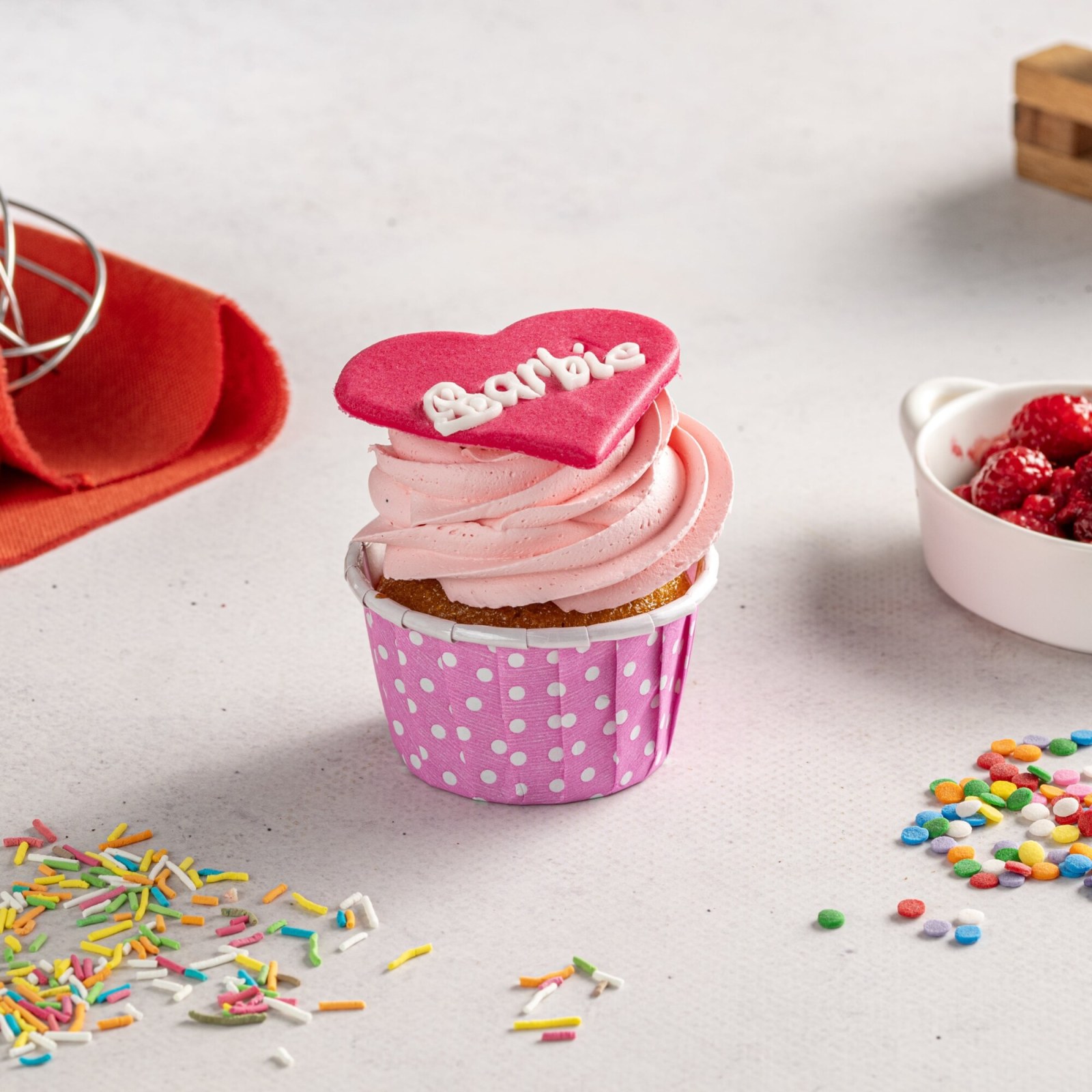 Barbie Figürlü Cupcake