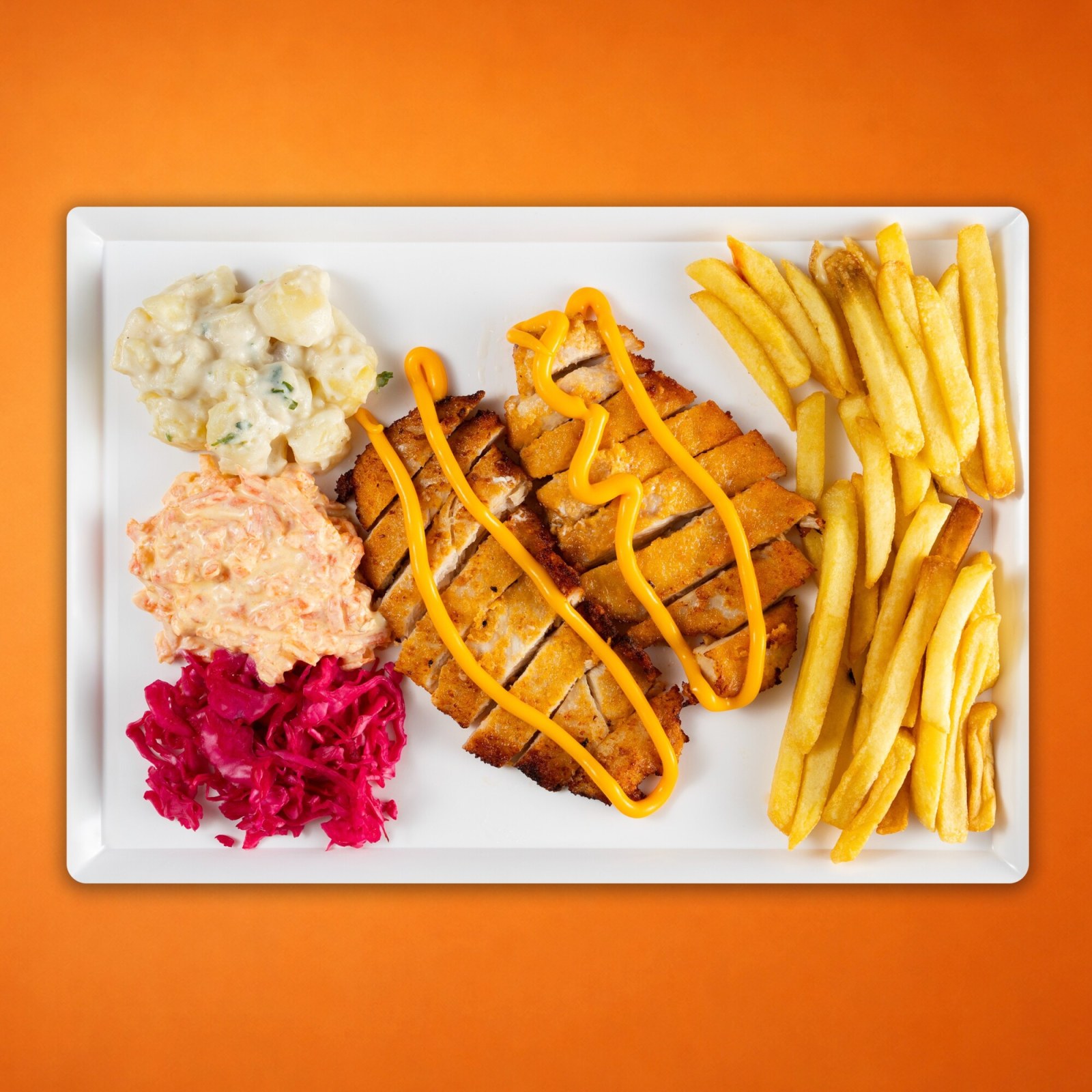 Cheddar Soslu Schnitzel