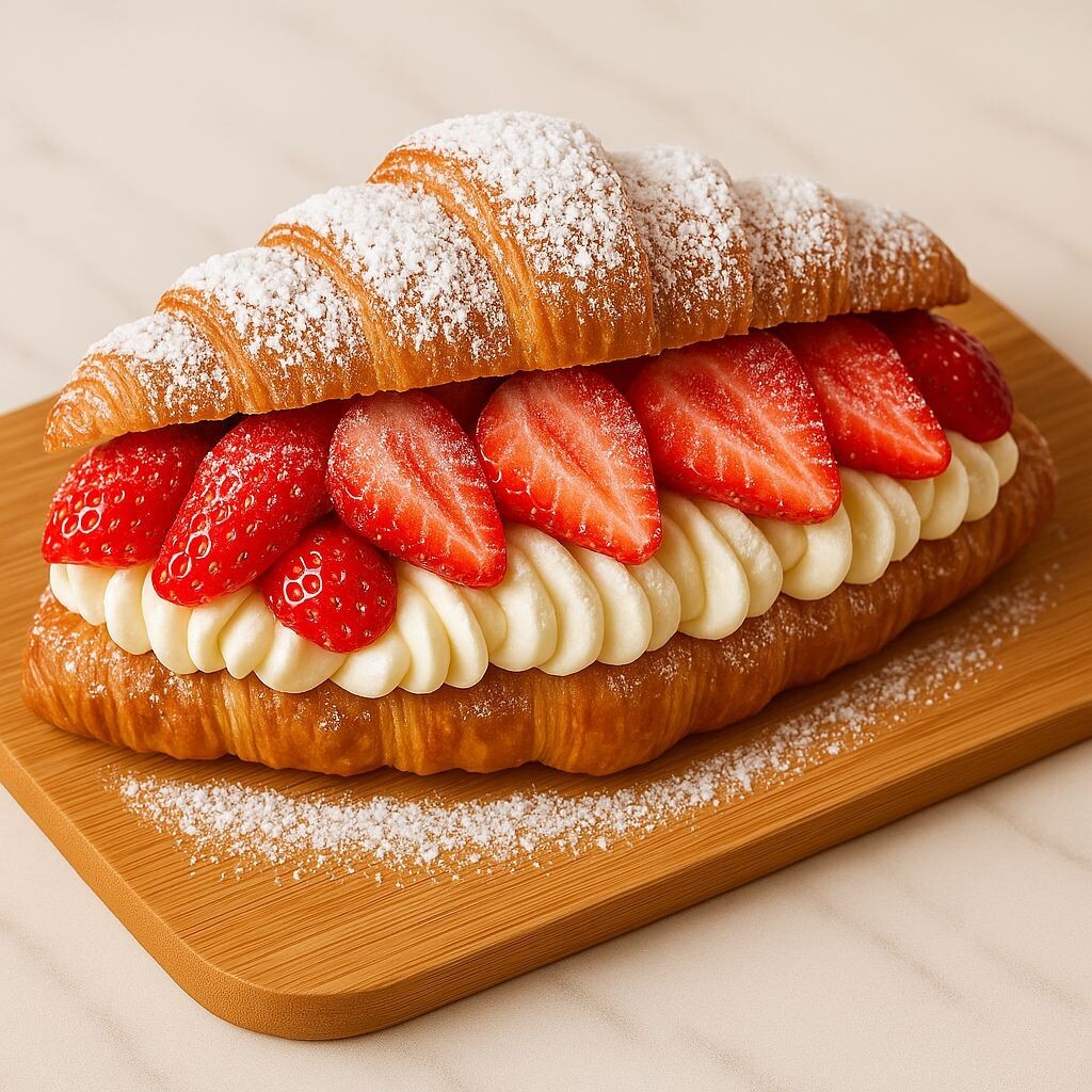 Strawberry Kruvasan
