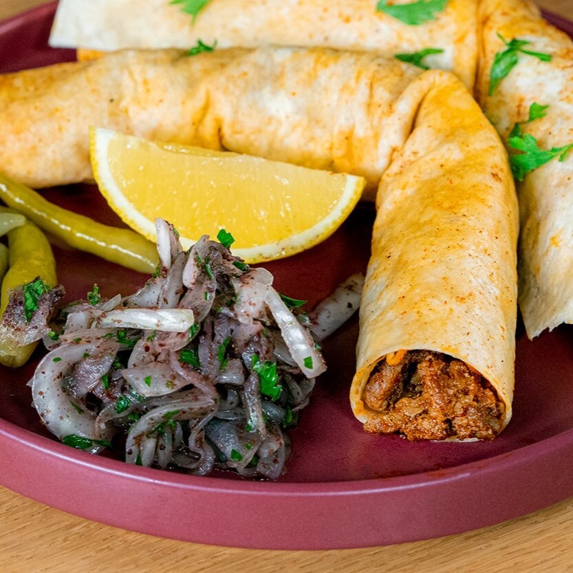 2'li Tavuk Tantuni Dürüm 2 Adet Ayran