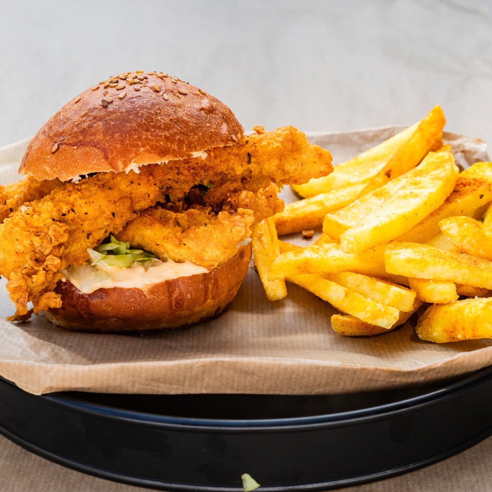 2'li Kajun Burger Menü