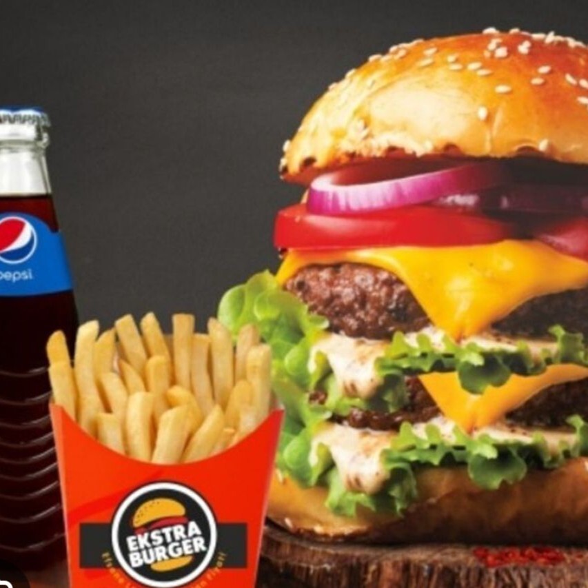 (180 Gr )Duble Hamburger Menü