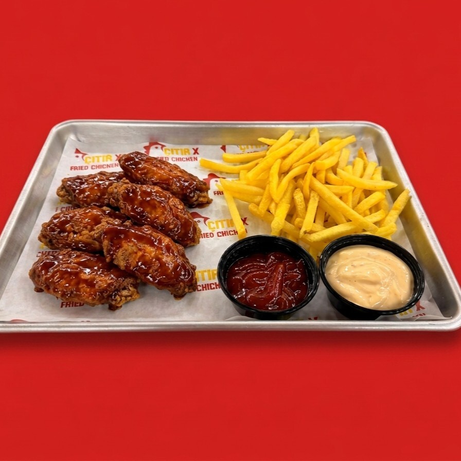 6'lı BBQ Kanat (Acılı & Acısız)
