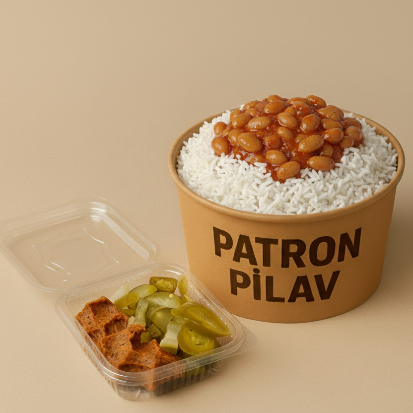Large Pilav Üstü Bombay Kurufasulye