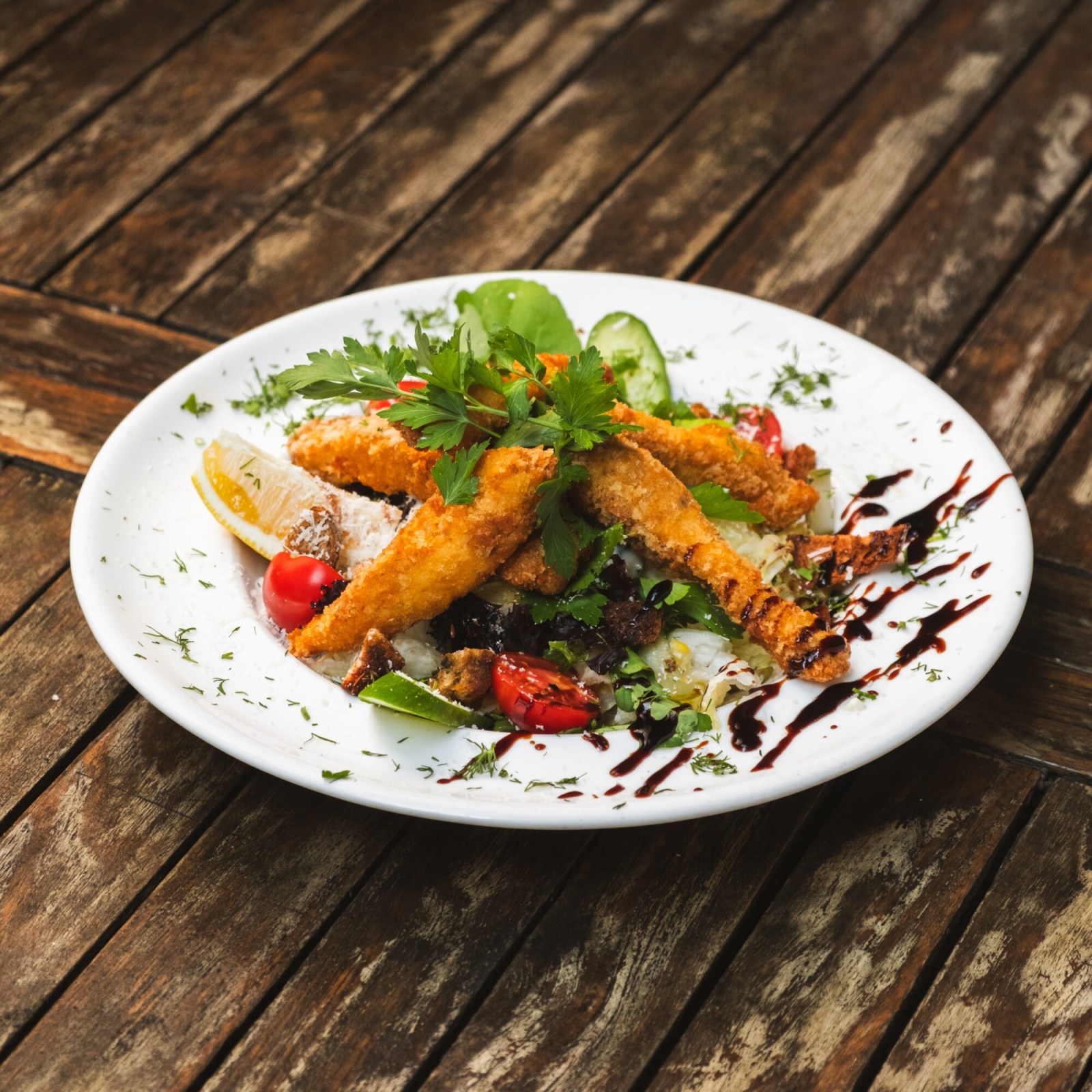 Çıtır Tavuklu Salata