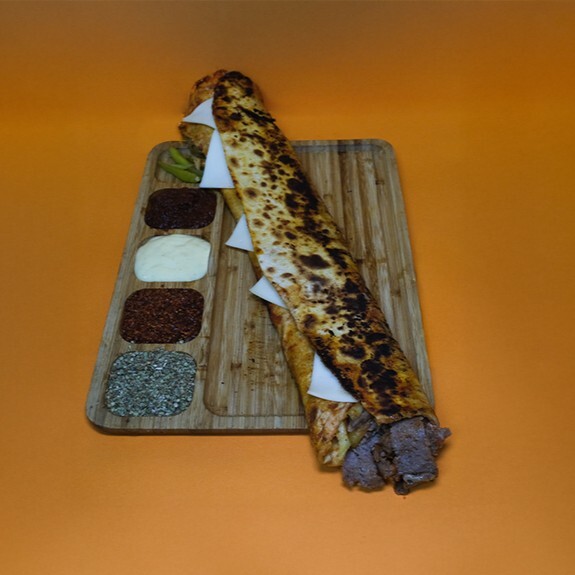 Kaşarlı Mega Et Döner Dürüm (45cm)