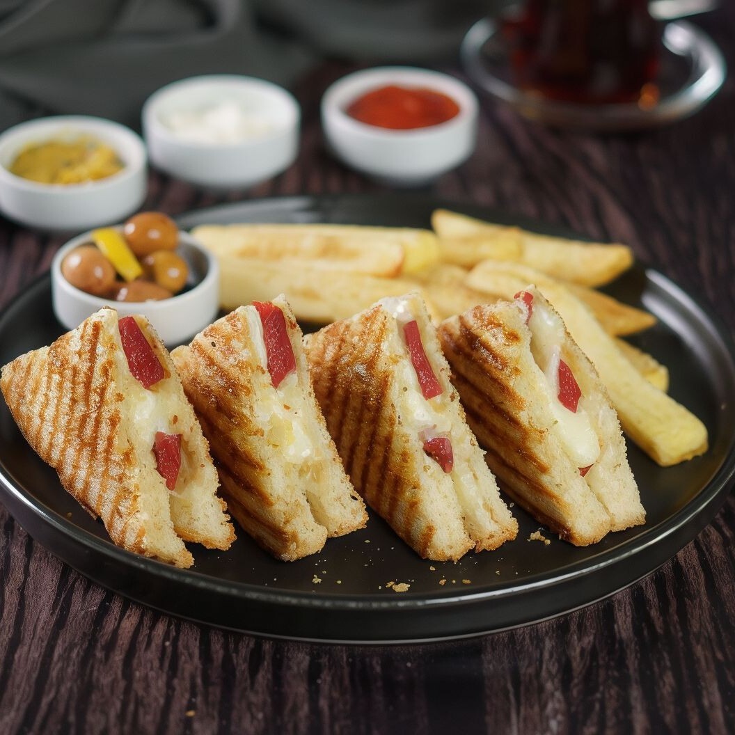 Kaşarlı Sucuklu Tost