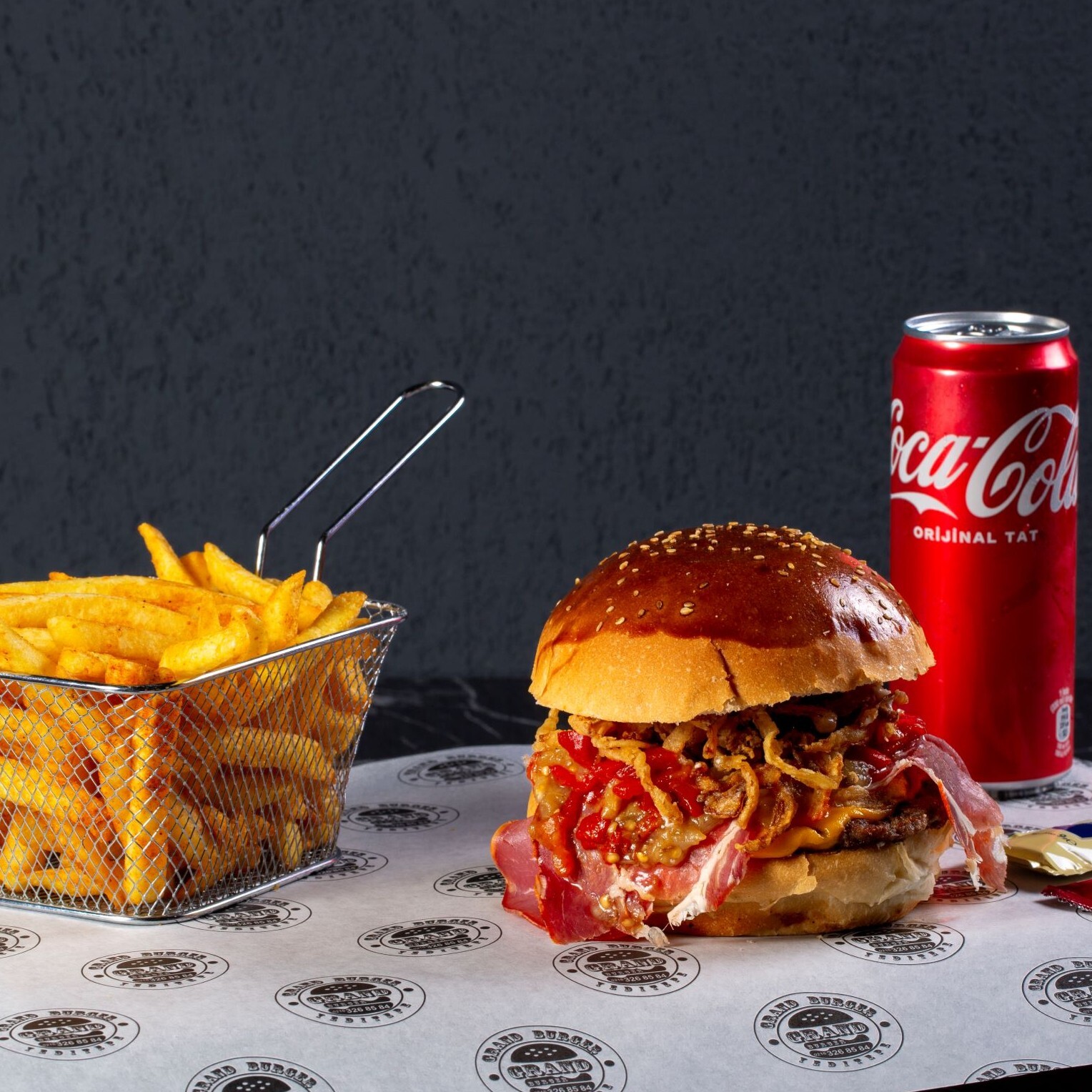 Beef Flame Burger Menü