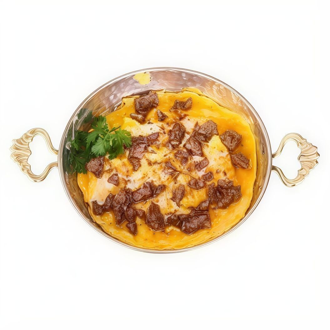 Kavurmalı & Patatesli & Kaşarlı Omlet