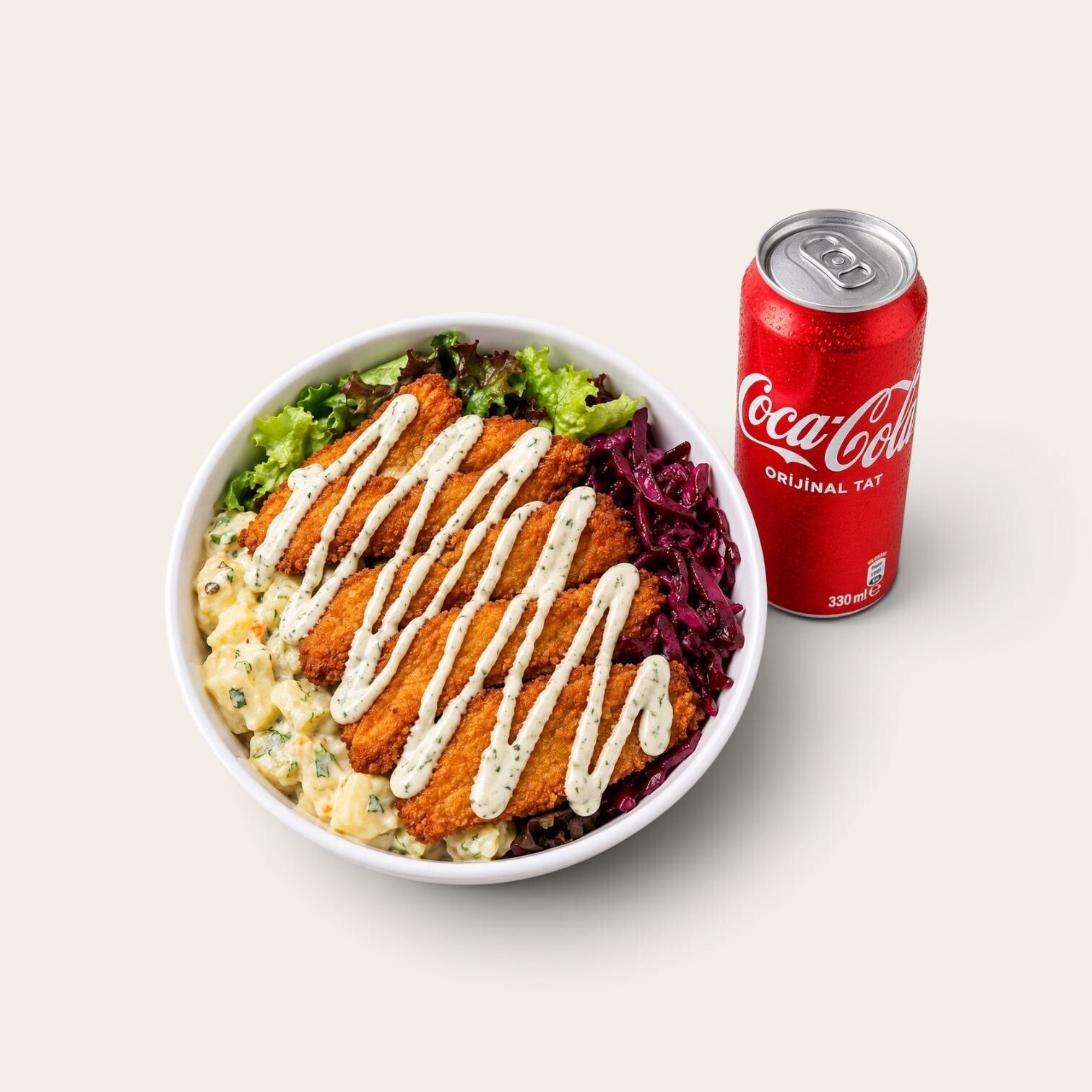 Chef Bowl + Coca-Cola (330 ml) Menü
