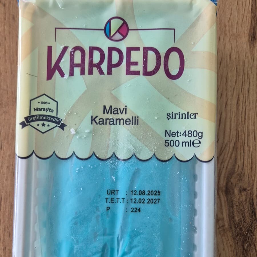Mavi Karamelli Dondurma (500 cc)