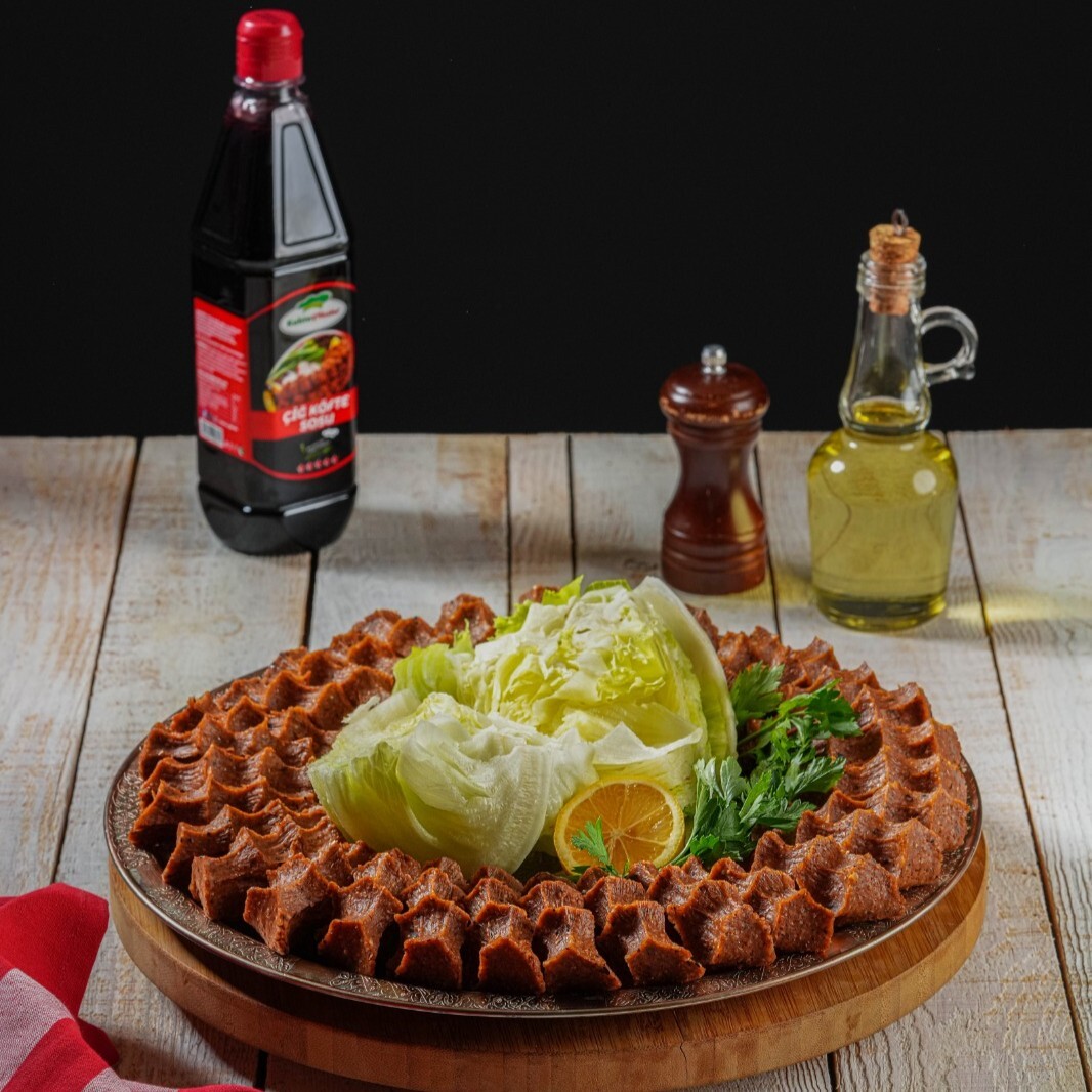 750gr çiğ köfte 1 litre ayran