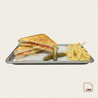Çift Kaşarlı Domatesli Tost Menü