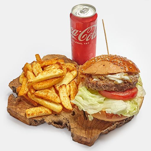 Blue Cheeseburger Menü