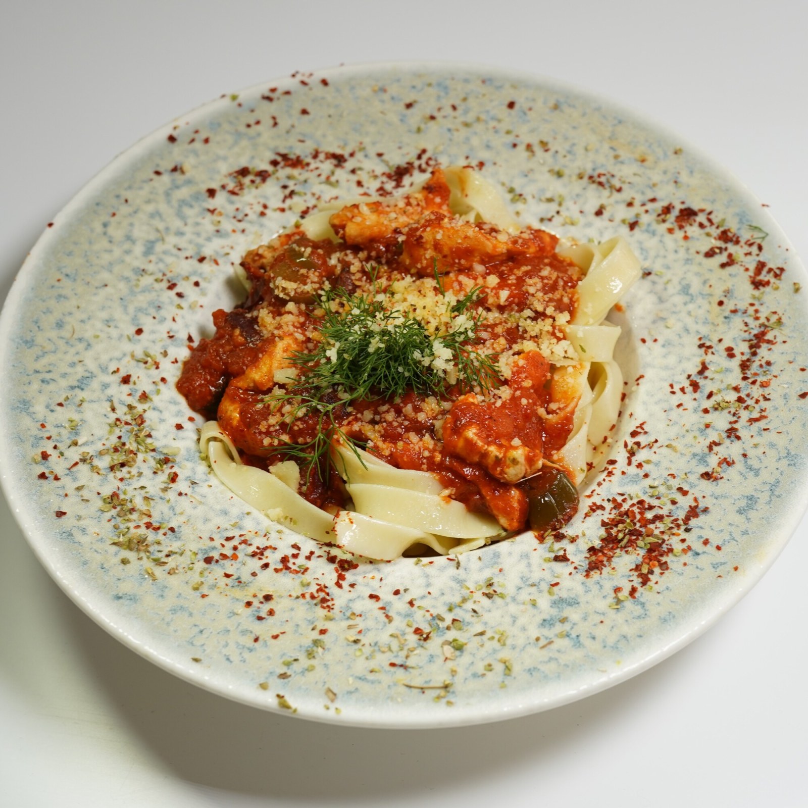 Mexican Soslu Fettucini