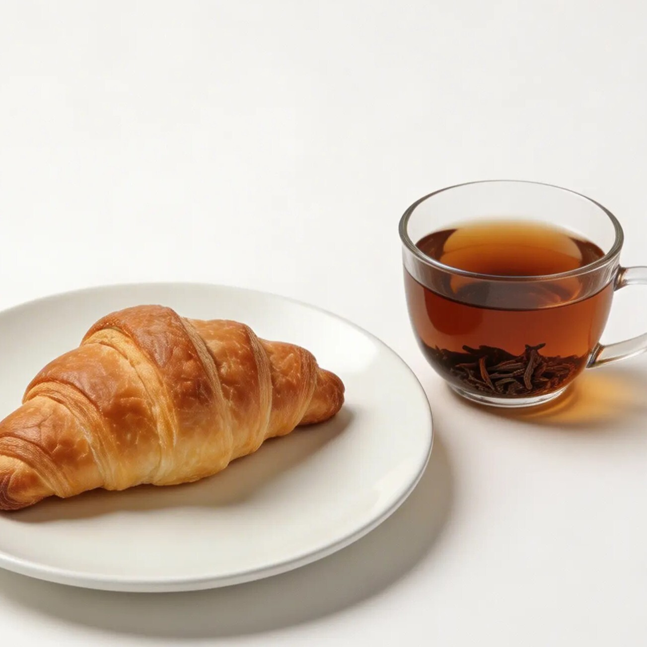 Kruvasan + Çay