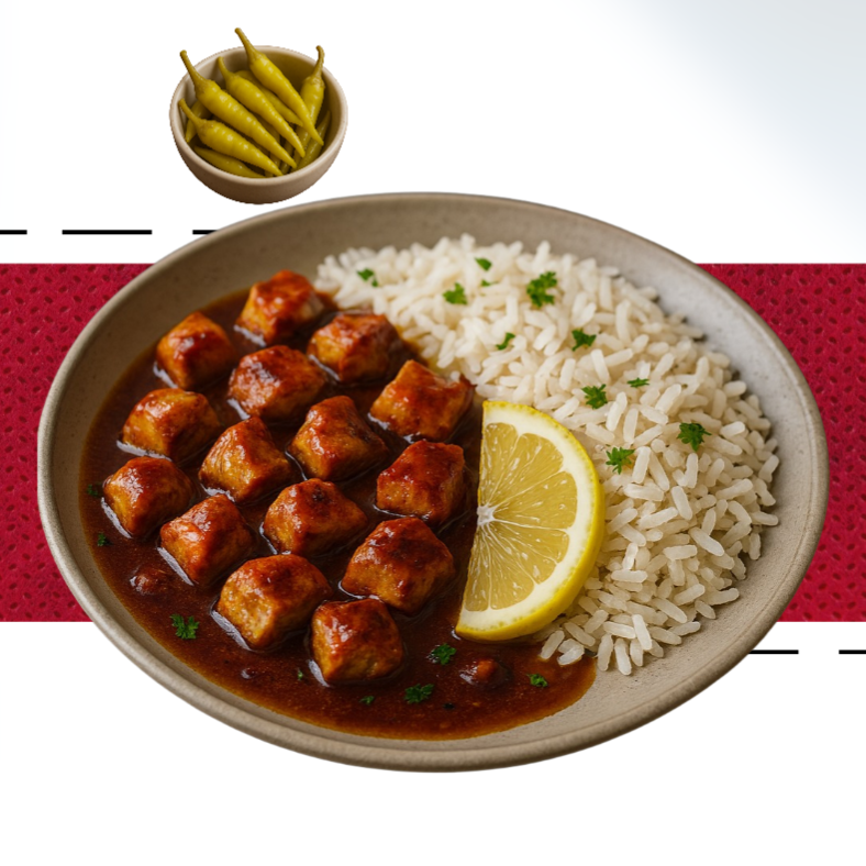 Barbekü Tavuk Pilav