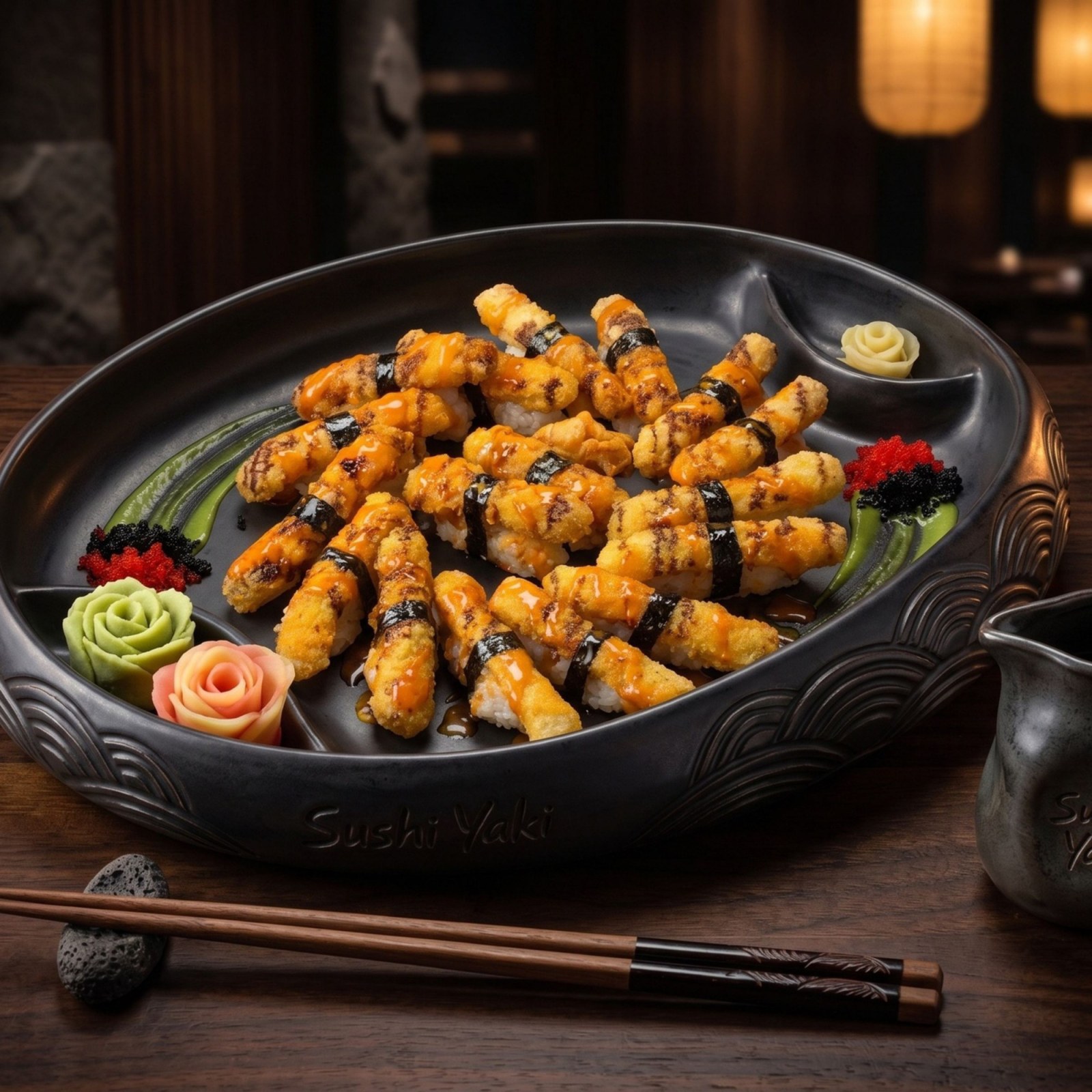 221- Kızarmış Nigiri Set (15 Pcs)
