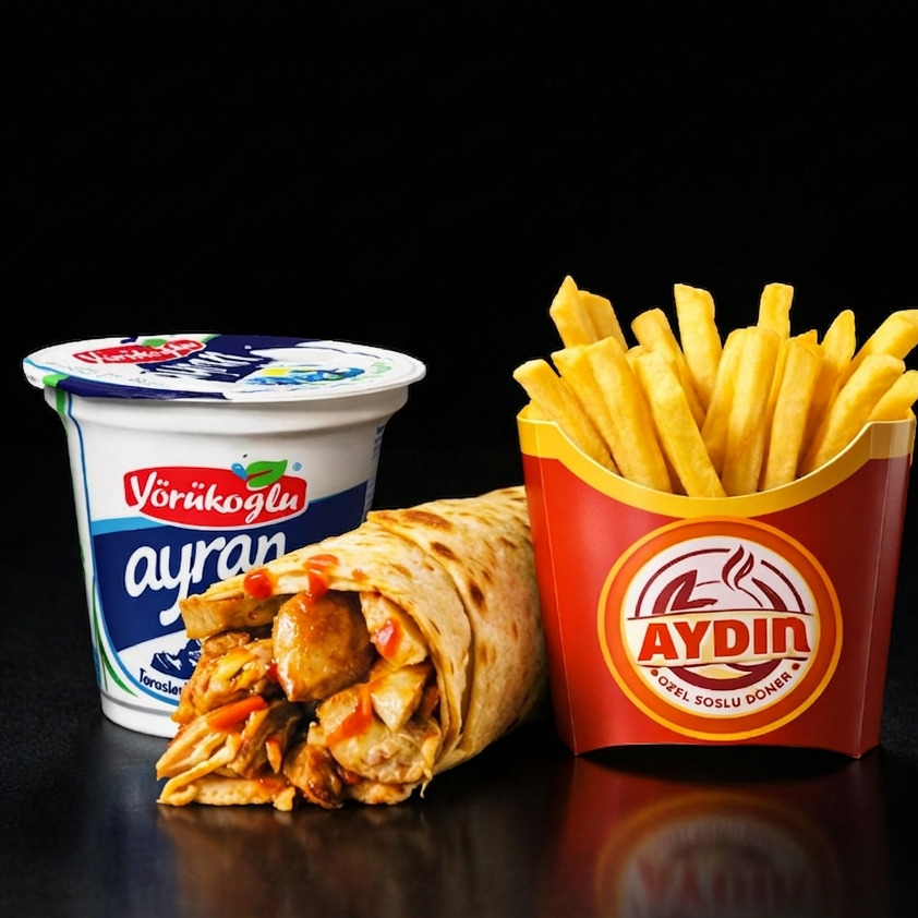 Tavuk Döner Menü + Ayran