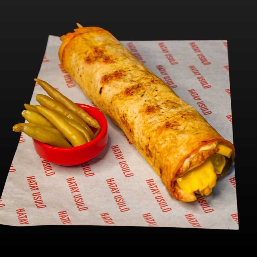 Cheddarlı Mega Tavuk Döner Dürüm (150 gr.)