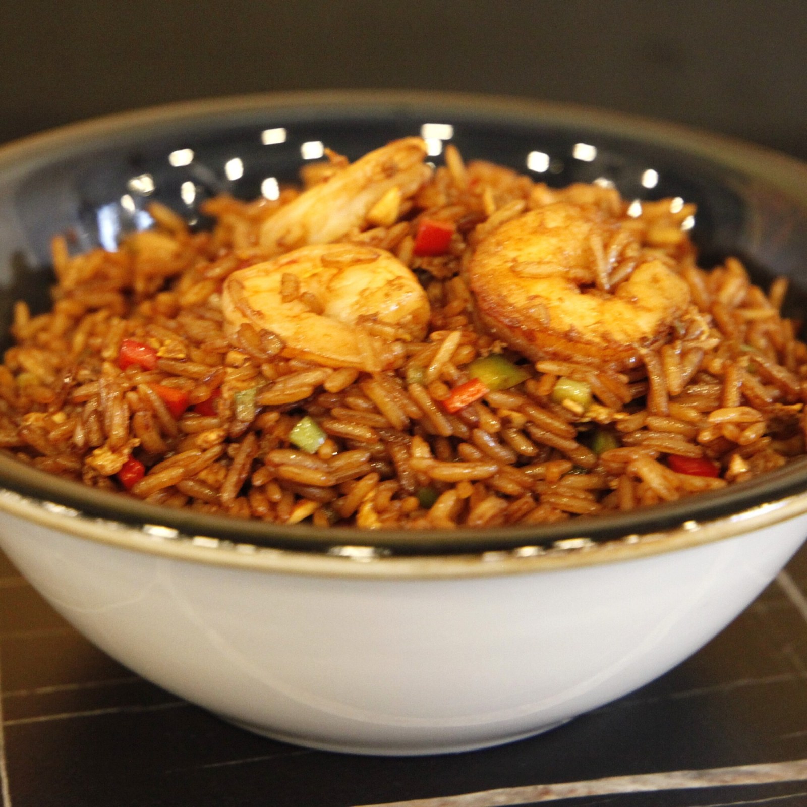 Yakimeshi Pilav-Karides (Yakimeshi Rice-Shrimp)