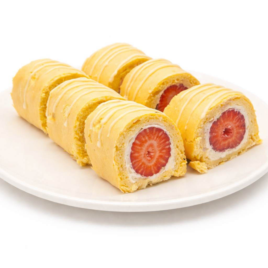 Çilekli Mini Rulo 250 gr