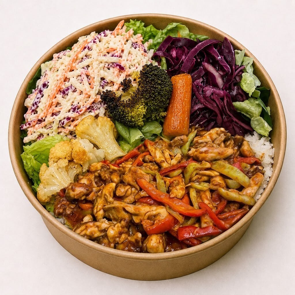 Barbekü Soslu Tavuk Bowl