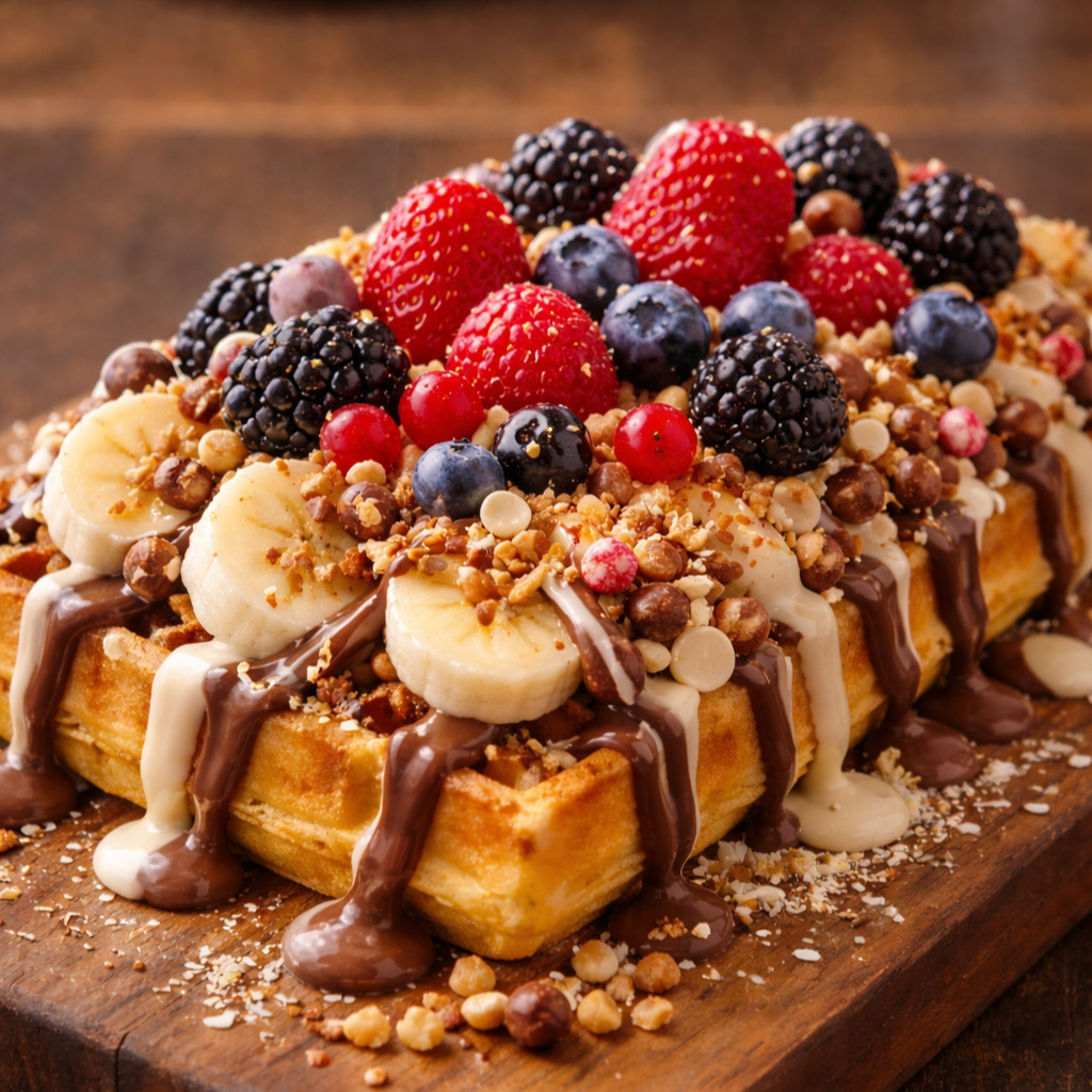 Orman Meyveli Waffle