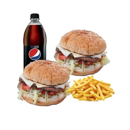 2'Li İso Cheeseburger Menü