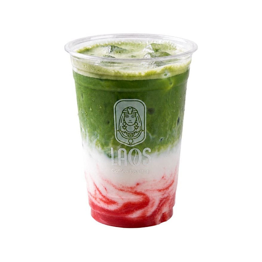 Iced Strawberry Matcha Latte