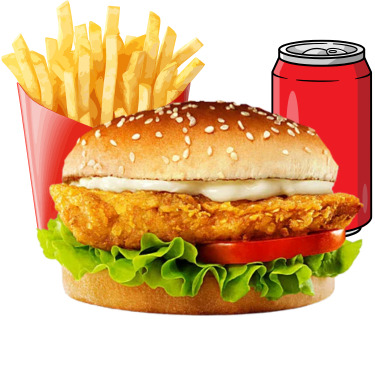Menü Chicken Burger
