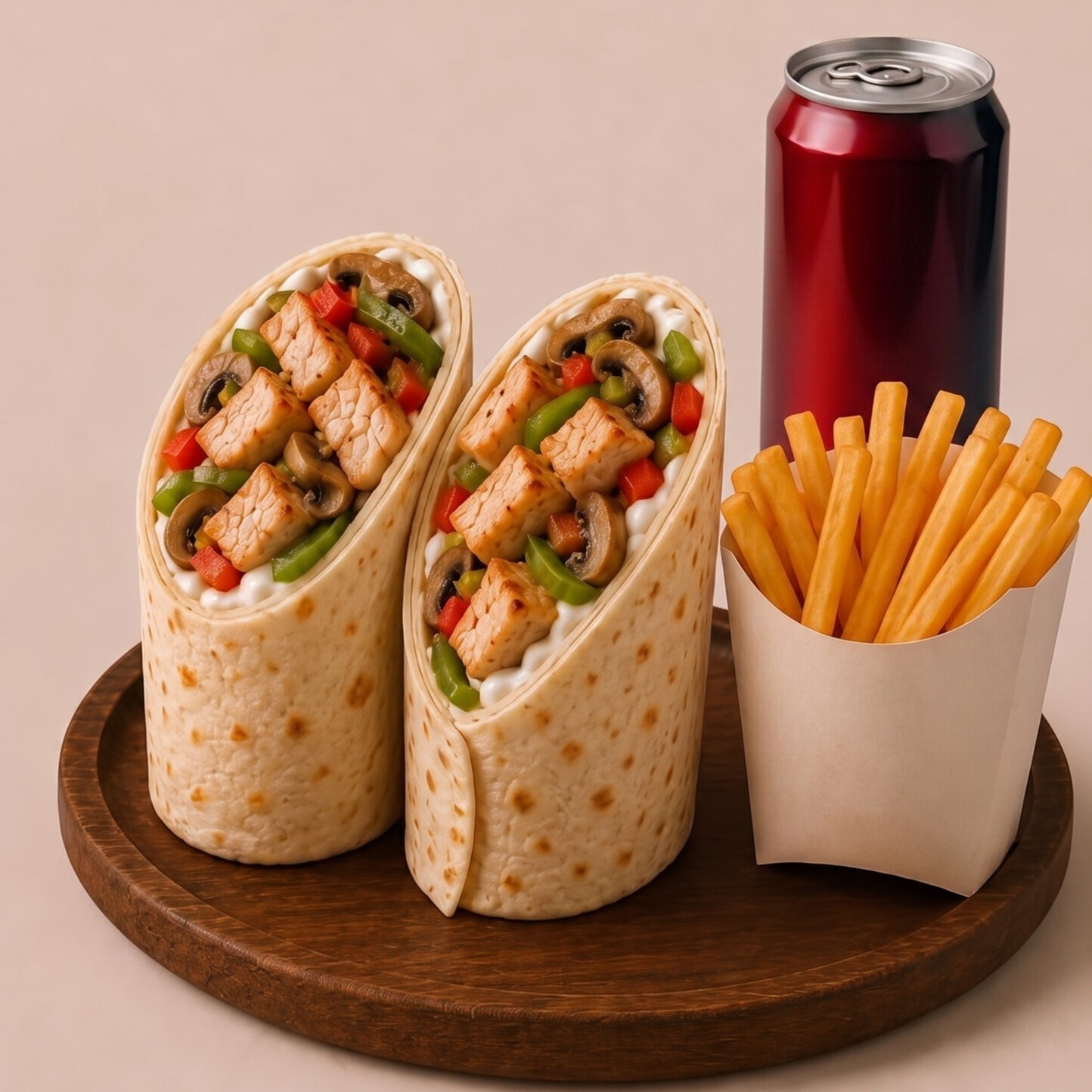 Rio Tavuklu Wrap Menü