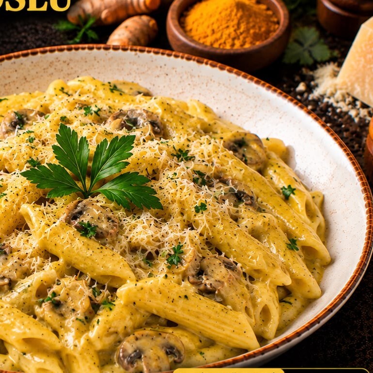 Zerdaçal Soslu Penne Makarna