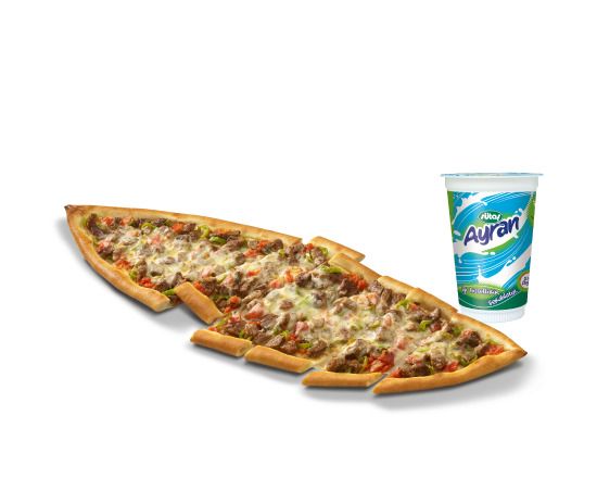 Turka Kuşbaşılı Kaşarlı Pide Menü