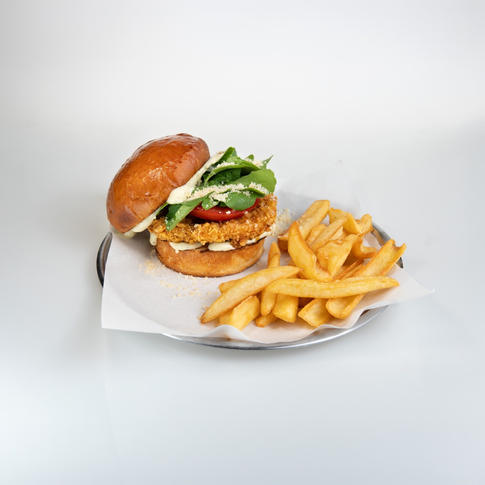 Pesto Crispy Chicken Burger