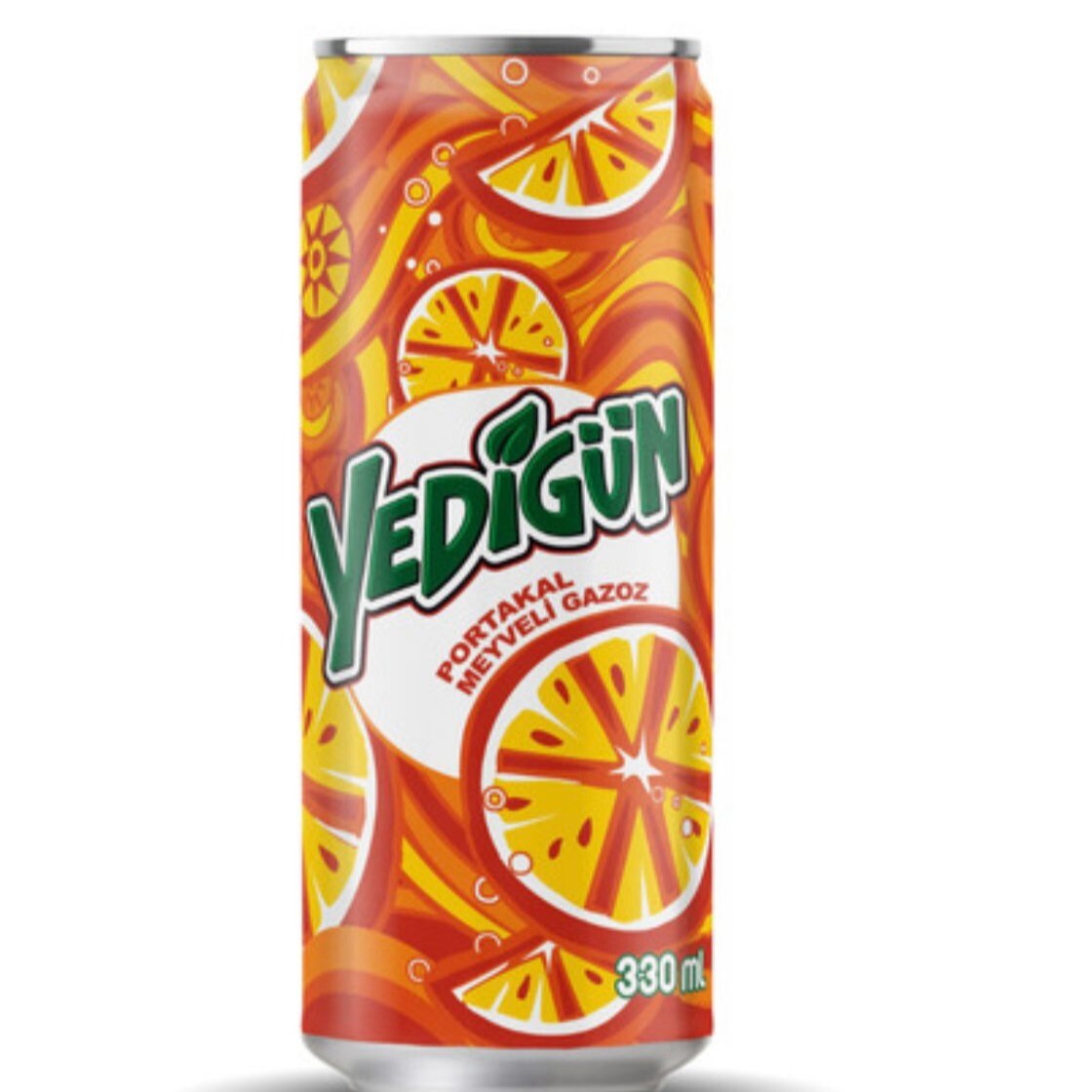 Yedigün Portakal Meyveli Gazoz(330 ml)