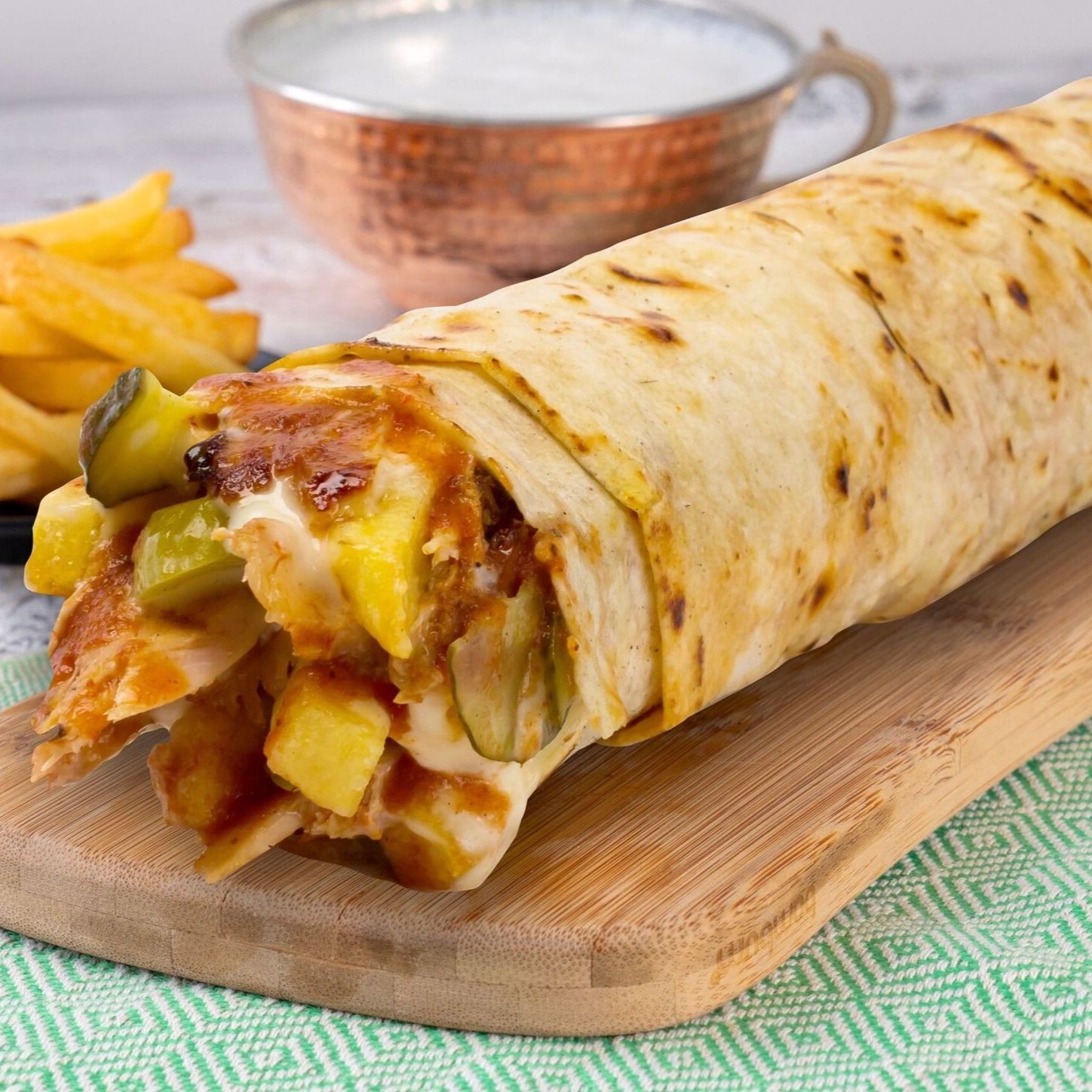 Döner X Cheddarlı Tavuk Dürüm (35 cm )