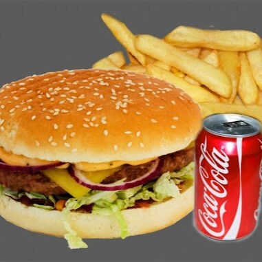 Hamburger Cips + Cola