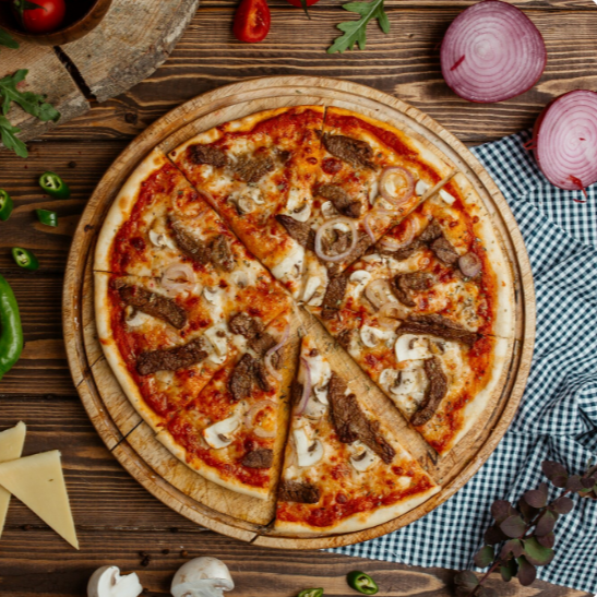 Kavurmalı Pizza