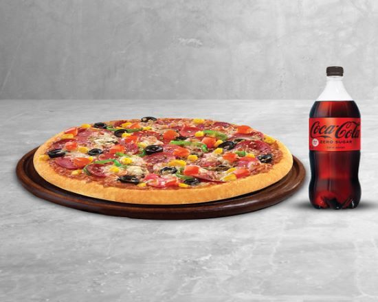 Pizza X-Large Alana Coca-Cola 1 L Bedava