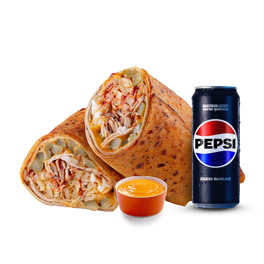 Pepsili Mogaf Tavuk Burrito