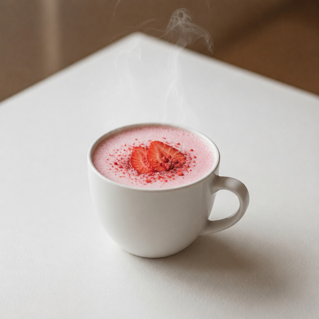 Çilekli Salep