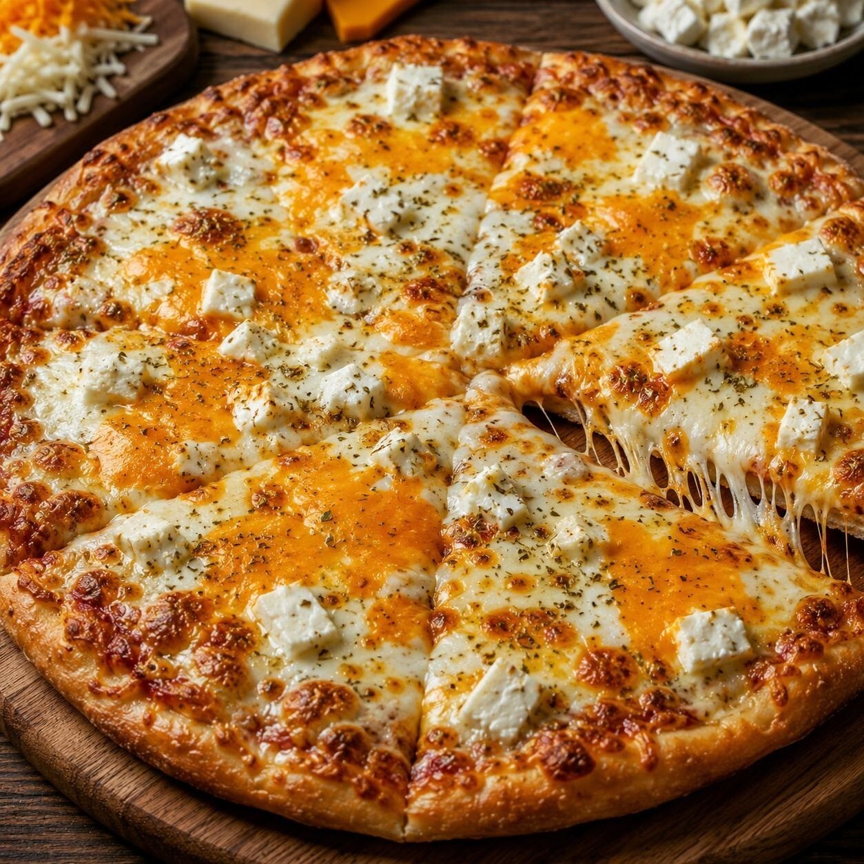 Dört Peynirli Pizza