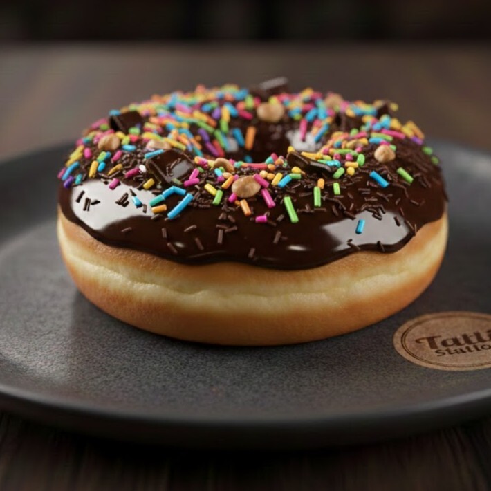 Klasik Çikolatalı Donut