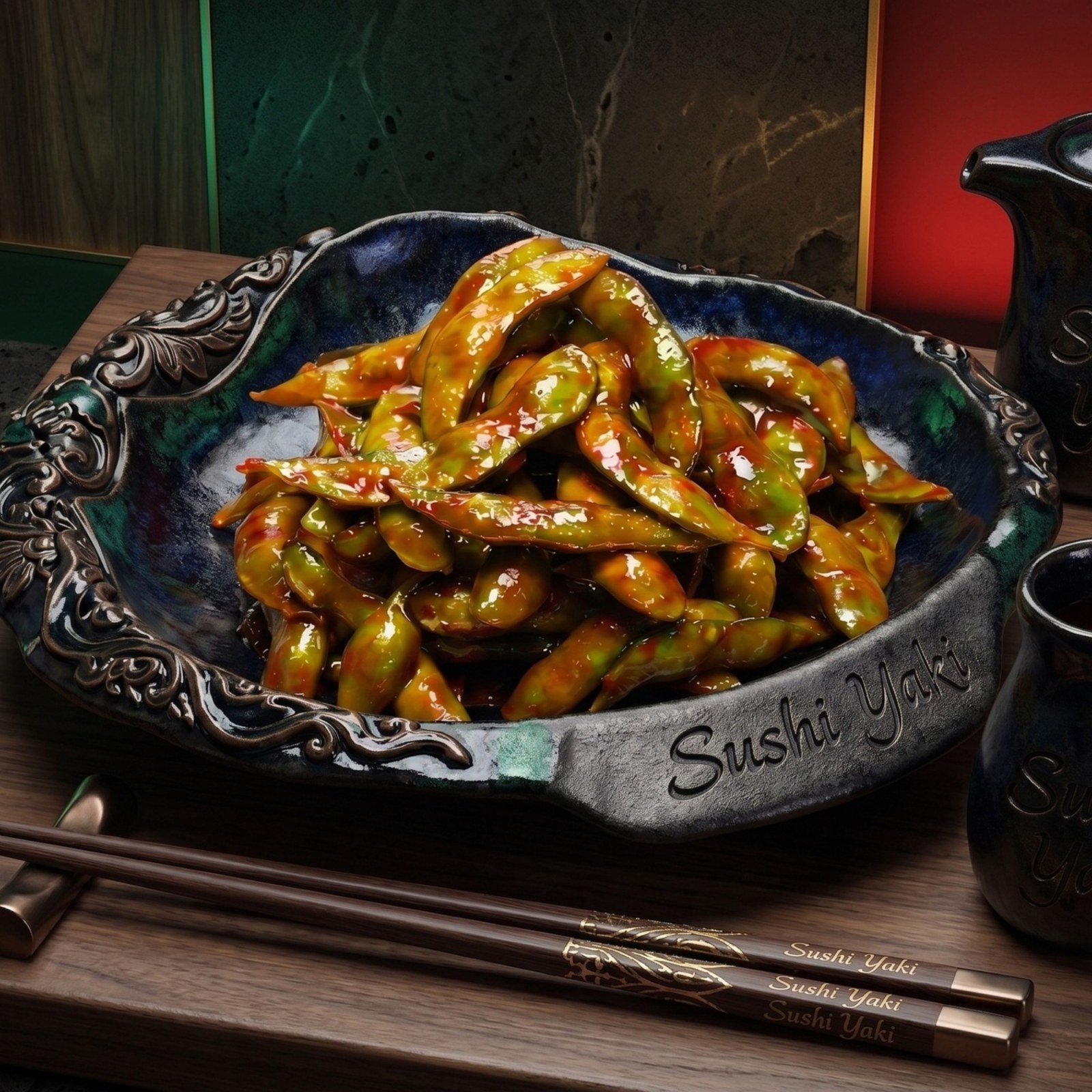 1B- Chili Garlic Soslu Edamame