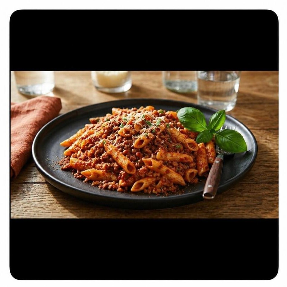 Bolonez Soslu Makarna