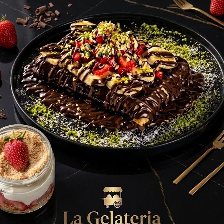 Bitter Çikolatalı Waffle